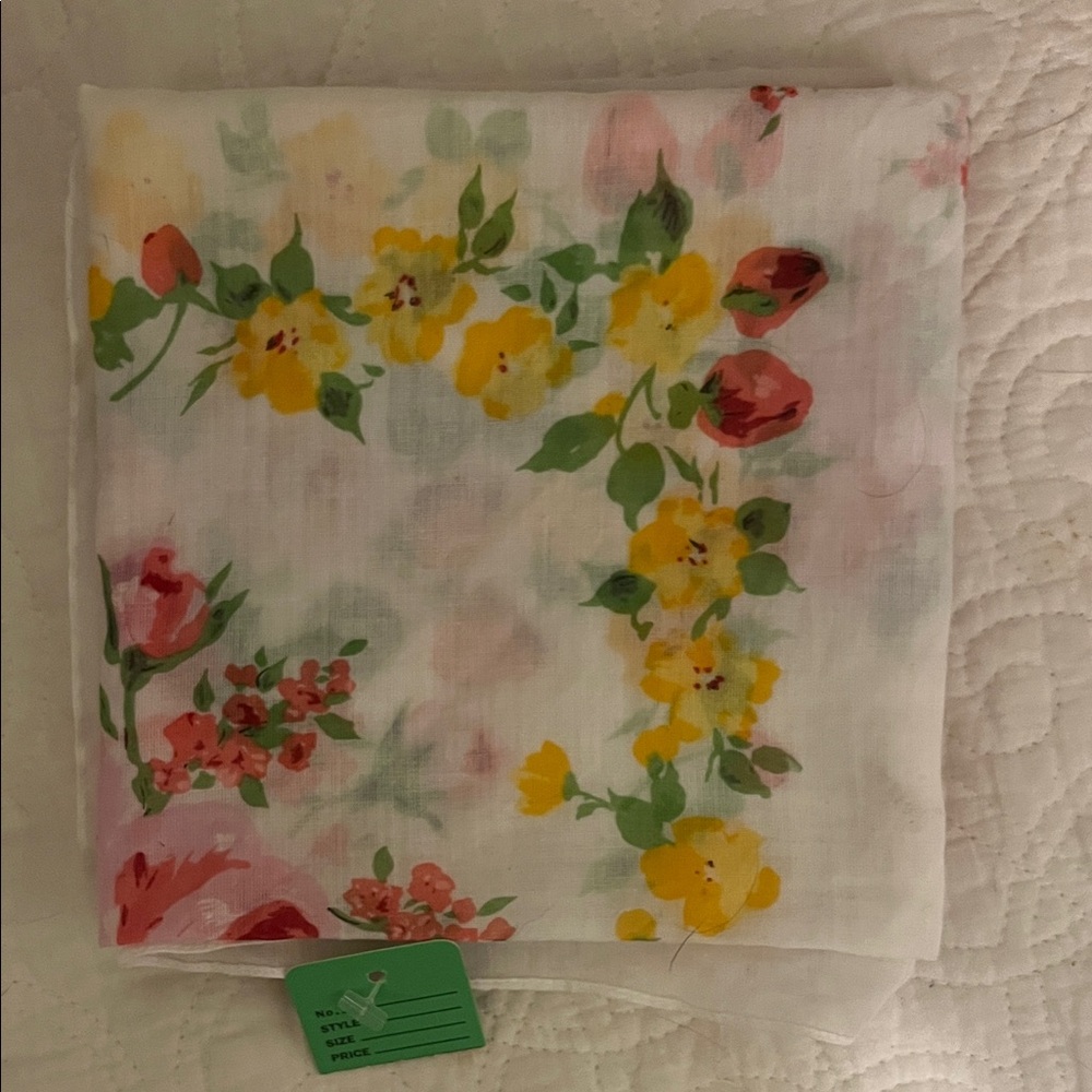 Floral Print Scarf